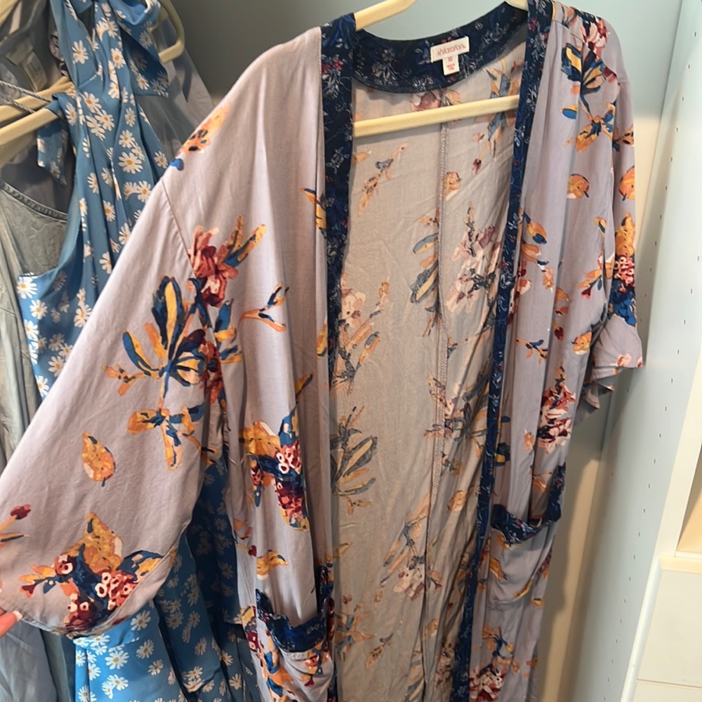 Xhilaration kimono, purple, size XS